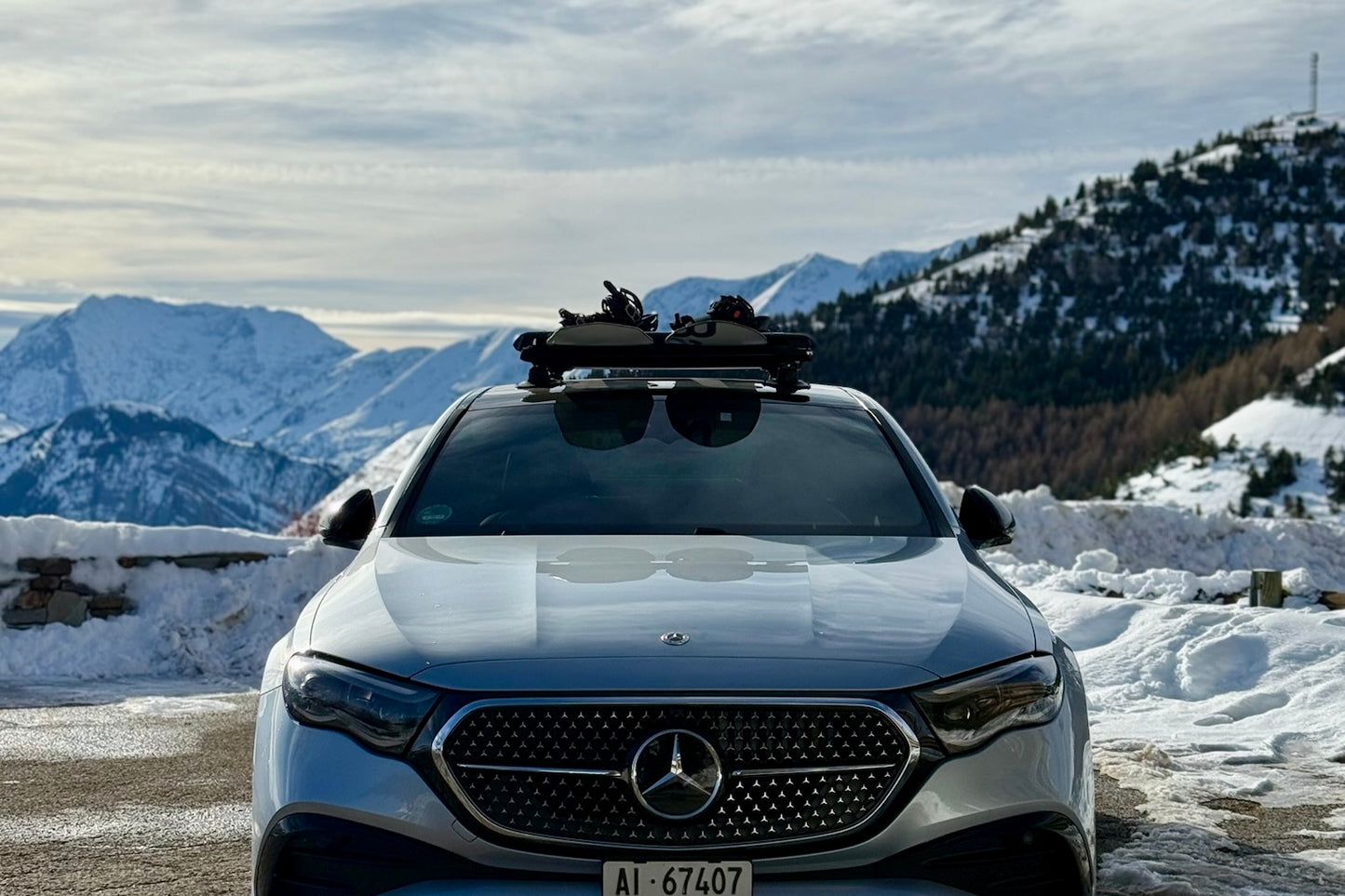 Piste - porte-skis et snowboards