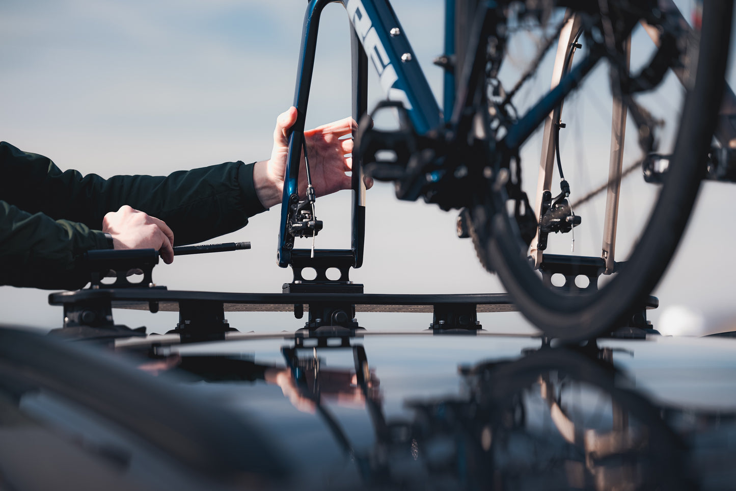 Fahrradträger für drei Fahrräder