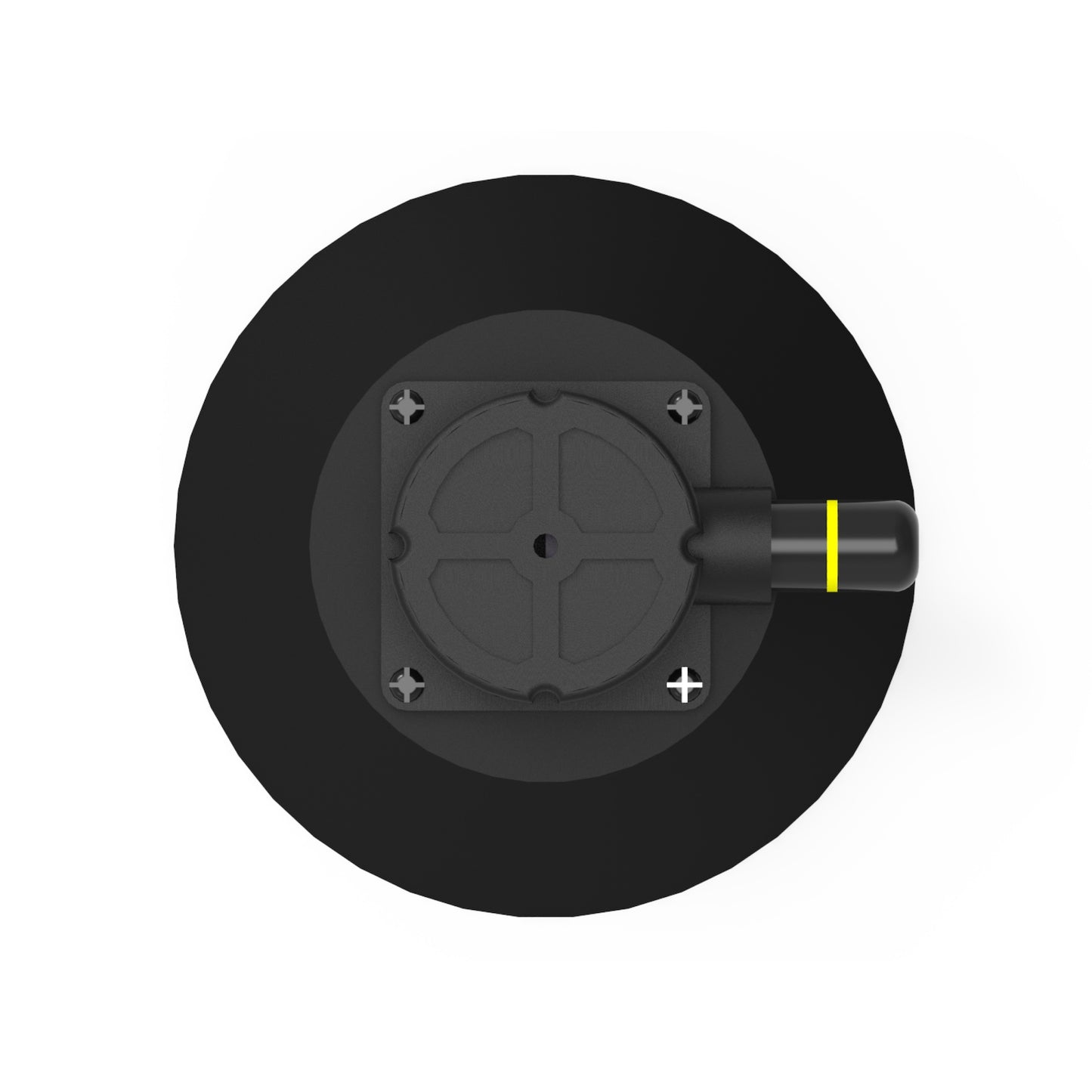 150mm (6 Inch) Handpomp Vacuüm Zuignap met M6 Schroefdraad